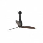 Ventilateur de plafond noir mat eter l128 cm