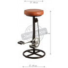 Tabouret vélo vintage