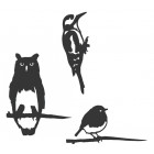 Oiseaux à planter taille mini en acier corten (lot de 3) Oiseaux à planter taille mini en acier corten (lot de 3)