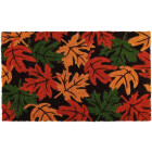Paillasson en fibres de coco feuilles d'automne