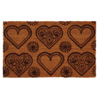 Paillasson en fibres de coco 6 coeurs