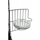 Ensemble cage rétro pour oiseaux marthe 45 cm avec pieds