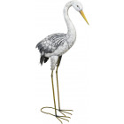 Héron décoratif en métal