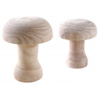 Champignons en bois (lot de 2)