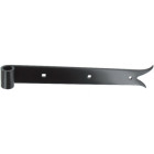Penture droite - Queue de carpe - Hauteur : 39mm x épaisseur : 4.5 mm Ø 16 L.450MM 