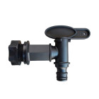 Robinet raccord rapide clipsable 20/27 - Noir