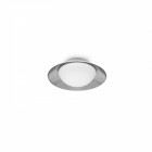 Plafonnier blanc nickel side 1 ampoule