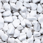 Galet blanc pur 40-60 mm - pack de 2 m² (10 sacs de 20kg - 200kg)