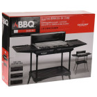 Barbecue électrique sur support 2000 w noir