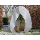 Couverture d'hiver avec fermeture 70 g/m² beige 2x2,5 m