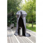 Nature Housse de protection de chauffages de patio 250x128x62 cm