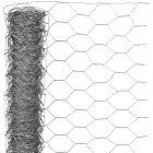 Nature Grillage métallique hexagonal 0,5 x 10 m 25 mm Acier galvanisé