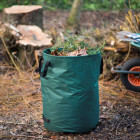 Sac à déchets de jardin rond 140 l vert