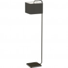 Antonio miro lampadaire cube noir chrome