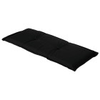 Coussin de banc panama 150x48 cm noir