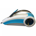 Aqua laser nettoyeur à vapeur 2-en-1 blanc et bleu 1500 w