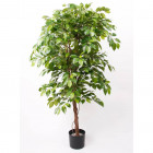 Ficus artificiel deluxe 140 cm en pot