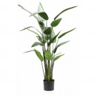 Plante artificielle heliconia vert 125 cm 419837