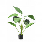 Plante artificielle strelitzia 120 cm en pot vert