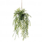 Buisson suspendu de bambou artificiel en pot 50 cm