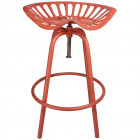 Esschert design tabouret de bar tractor rouge ih024
