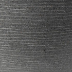 Pot à plantes conique bas arc granite 60x48 cm anthracite