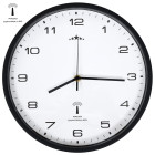 Horloge murale radioguidée mouvement à quartz 31 cm blanc/noir