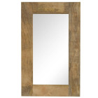 Miroir bois de manguier massif 50 x 80 cm