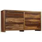 Meuble à tiroirs bois massif de sesham 160 x 40 x 80 cm