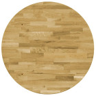 Dessus de table bois de chêne massif rond 44 mm 900 mm