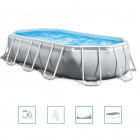 Ensemble de piscine ovale prism frame 503x274x122 cm 26796gn