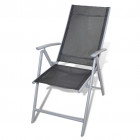 Vidaxl chaise de jardin 4 pcs pliable aluminium