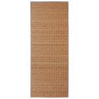 Tapis en bambou brun à latte rectangulaire 80 x 300 cm