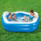Bestway 54153 piscine pour enfants bleu 213 x 207 69 cm