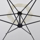 Vidaxl parasol en porte-à-faux 3 m blanc sable