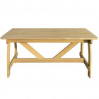 Vidaxl table de jardin en bois de pin imprégné