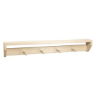 Porte-manteau xenn 89x10x14 cm bois blanc