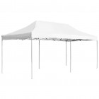 Tente de réception pliable Aluminium 6 x 3 m Blanc