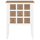 Buffet blanc 54 x 30 x 80 cm bois massif