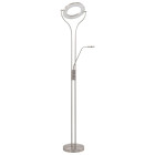 Lampadaire 18 w argenté 180 cm variable