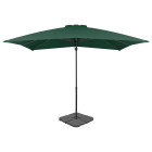 Parasol avec base portable 2,5 x 2,5 cm vert helloshop26 02_0008062