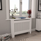 Cache-radiateur blanc mdf - Longueur au choix