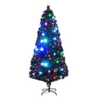 Arbre de Noël artificiel et support/LED 180 cm 220 branches