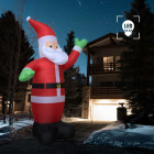 Père Noël gonflable LED IP44 600 cm XXL