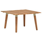 Table basse de jardin 60x60x36 cm bois solide d'acacia