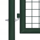 Portail de clôture Acier 100x75 cm Vert