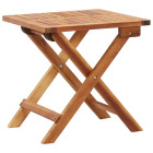 Table pliable de jardin 40x40x40 cm bois d'acacia massif