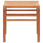 Banc de jardin meuble de patio d'extérieur terrasse 64 x 44 x 45 cm bois d'eucalyptus solide 