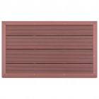 Élément de plancher pour douche solaire Marron 101x63x5,5cm WPC