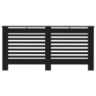 Cache-radiateur noir 172x19x81,5 cm mdf